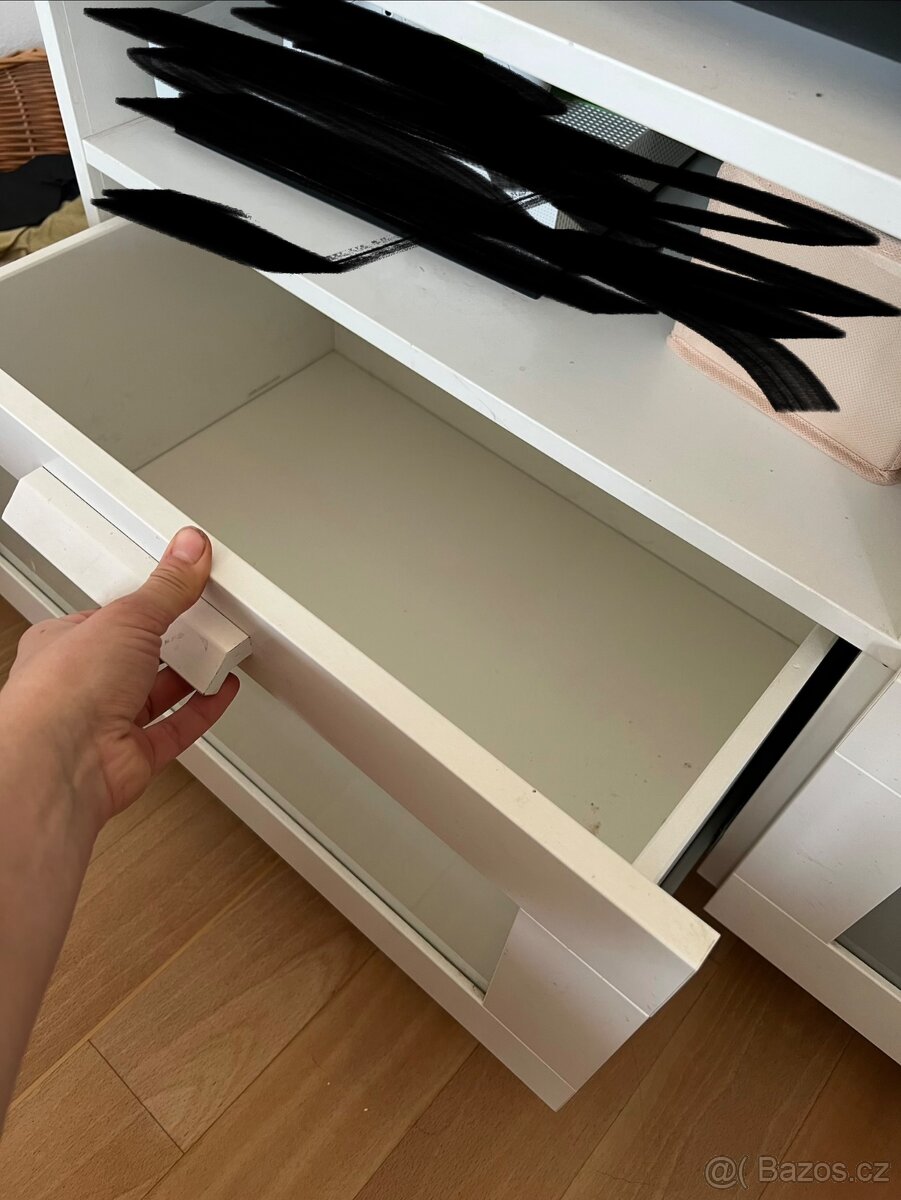 Komoda se dvěma šuplíky Ikea - 3