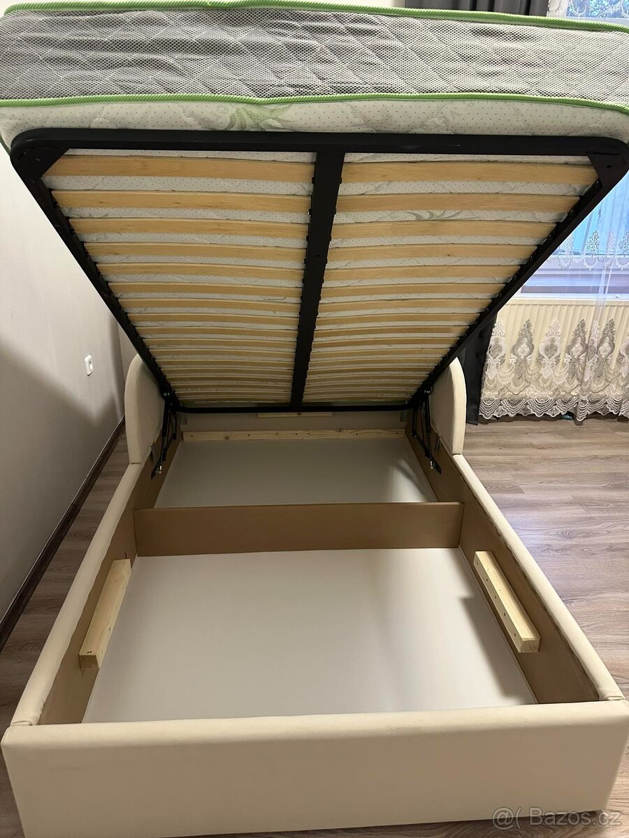 Předmět: NOVÁ postel 120x200 s úložným prostorem + matrace ( - 3