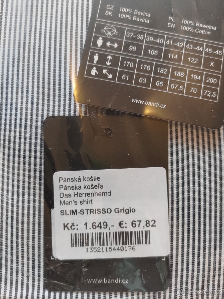 Nová košile Bandi 40/176 slim - 3