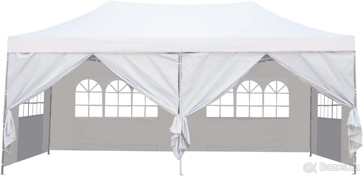 3x6m ALU stan hexagon - kompletní balení-TOP - 3