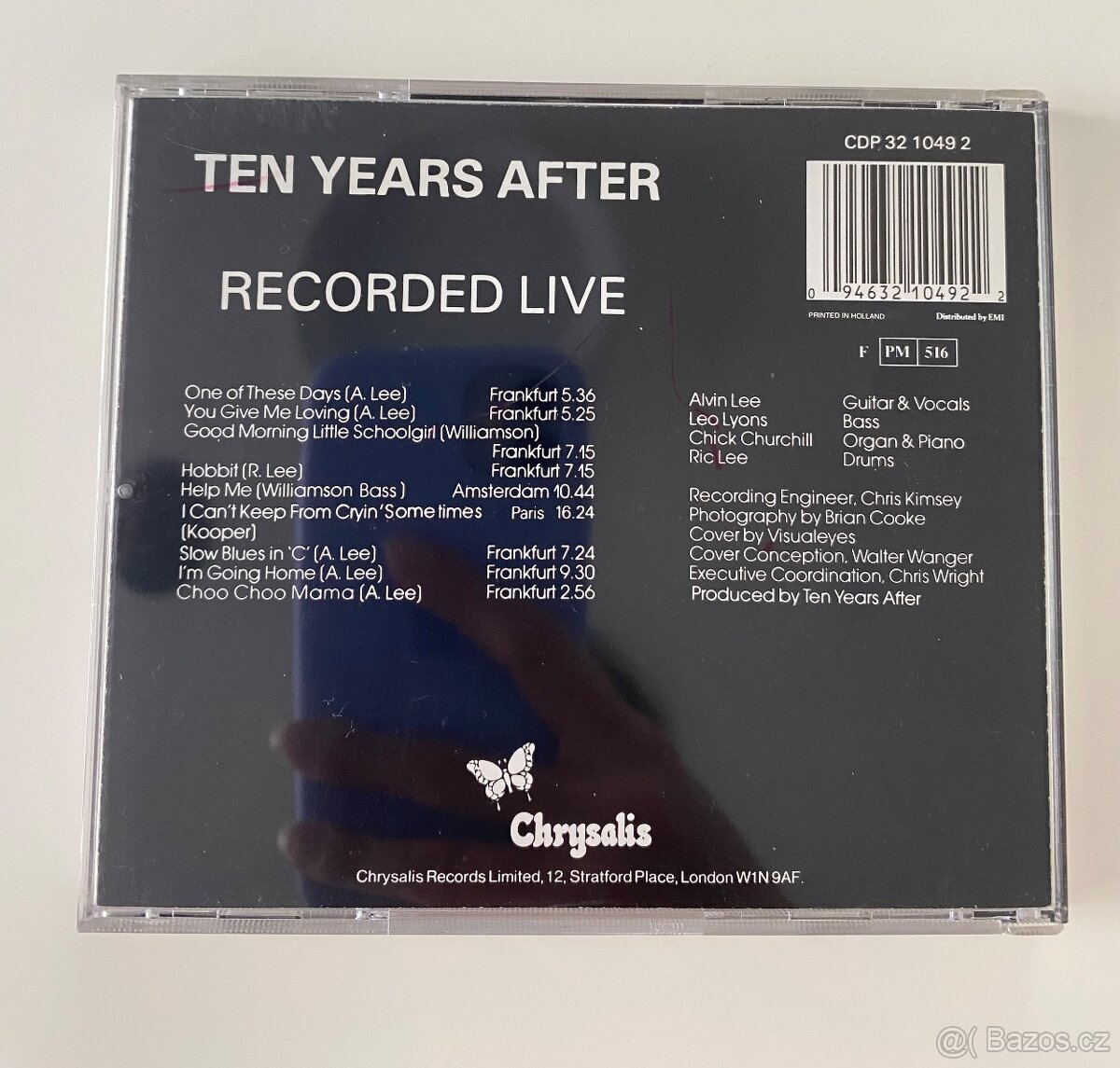 CD Ten Years After - Recorded Live - 3