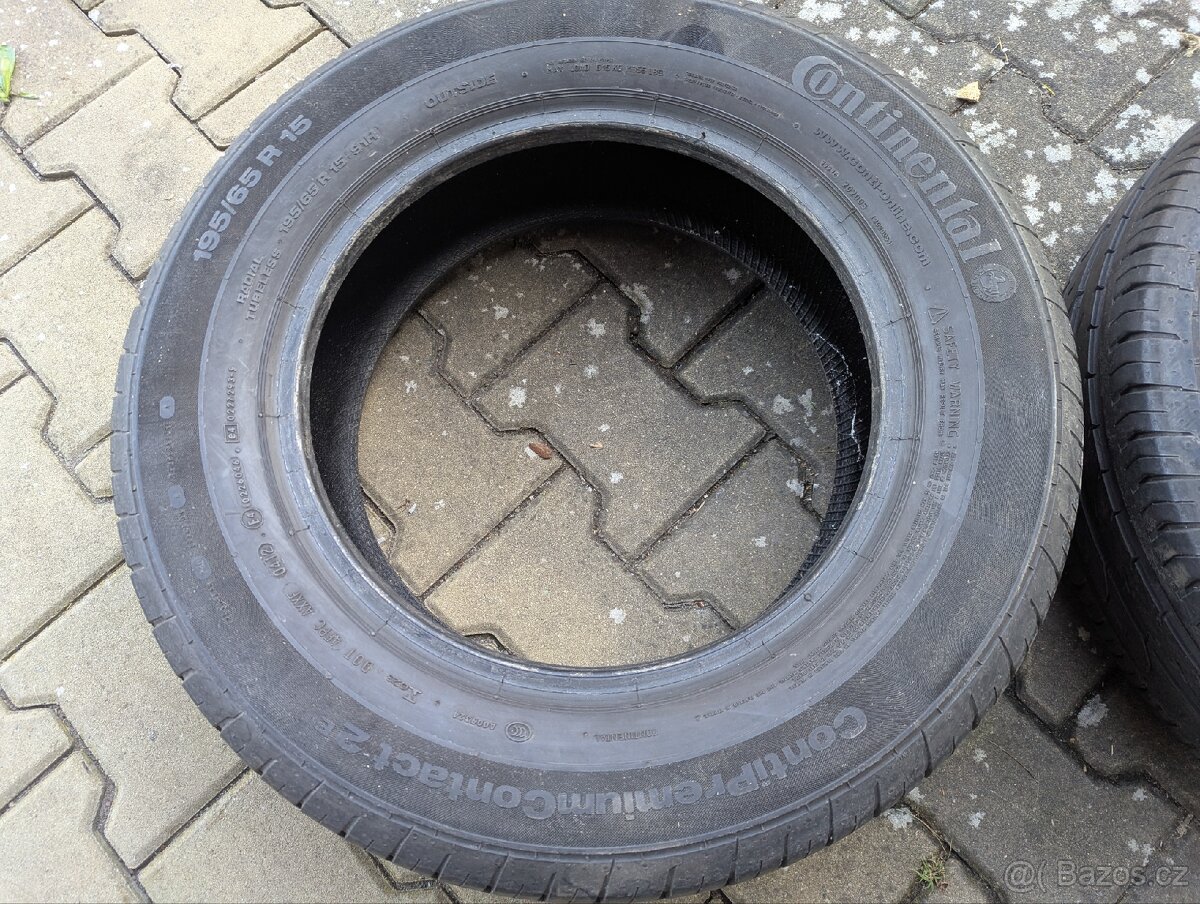 2 pneumatiky Continental 195/65 R 15 - 3