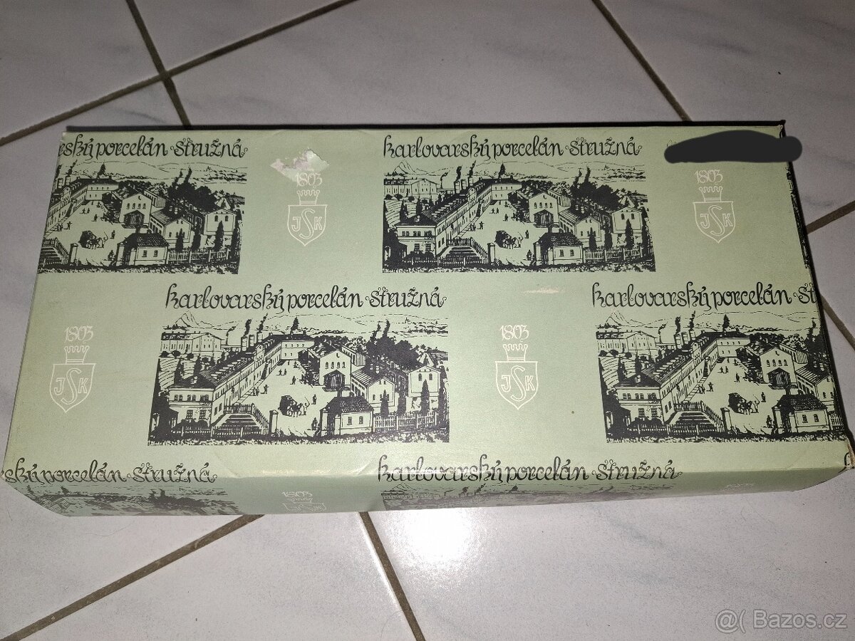NOVÝ čajový set Karlovarského porcelánu - 3