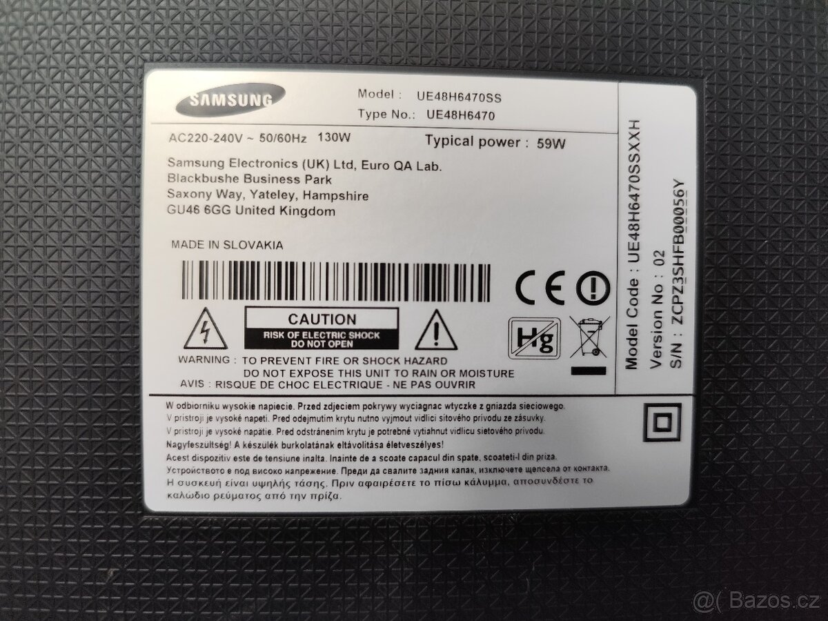 TV Samsung UE48H6470SS - 3