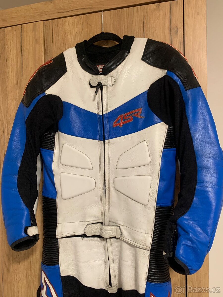 Dvoudílná kožená kombinéza 4SR vel. 50 - 3