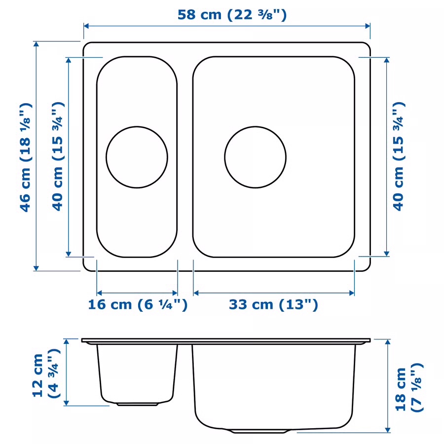 Nerezový dřez IKEA - 3