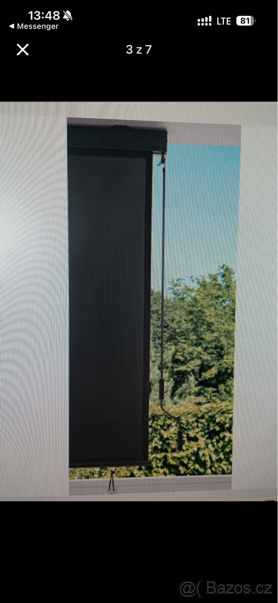 Svislá markýza 250x140cm, antracitová - 3