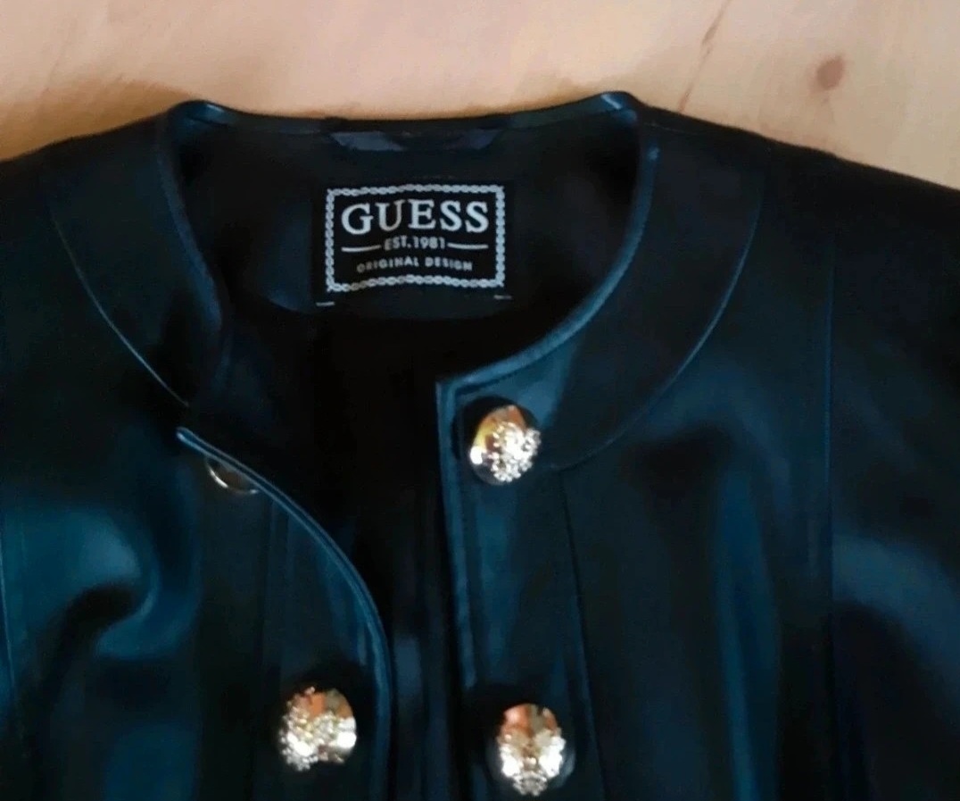 Kožená bunda Guess velikost S - 3