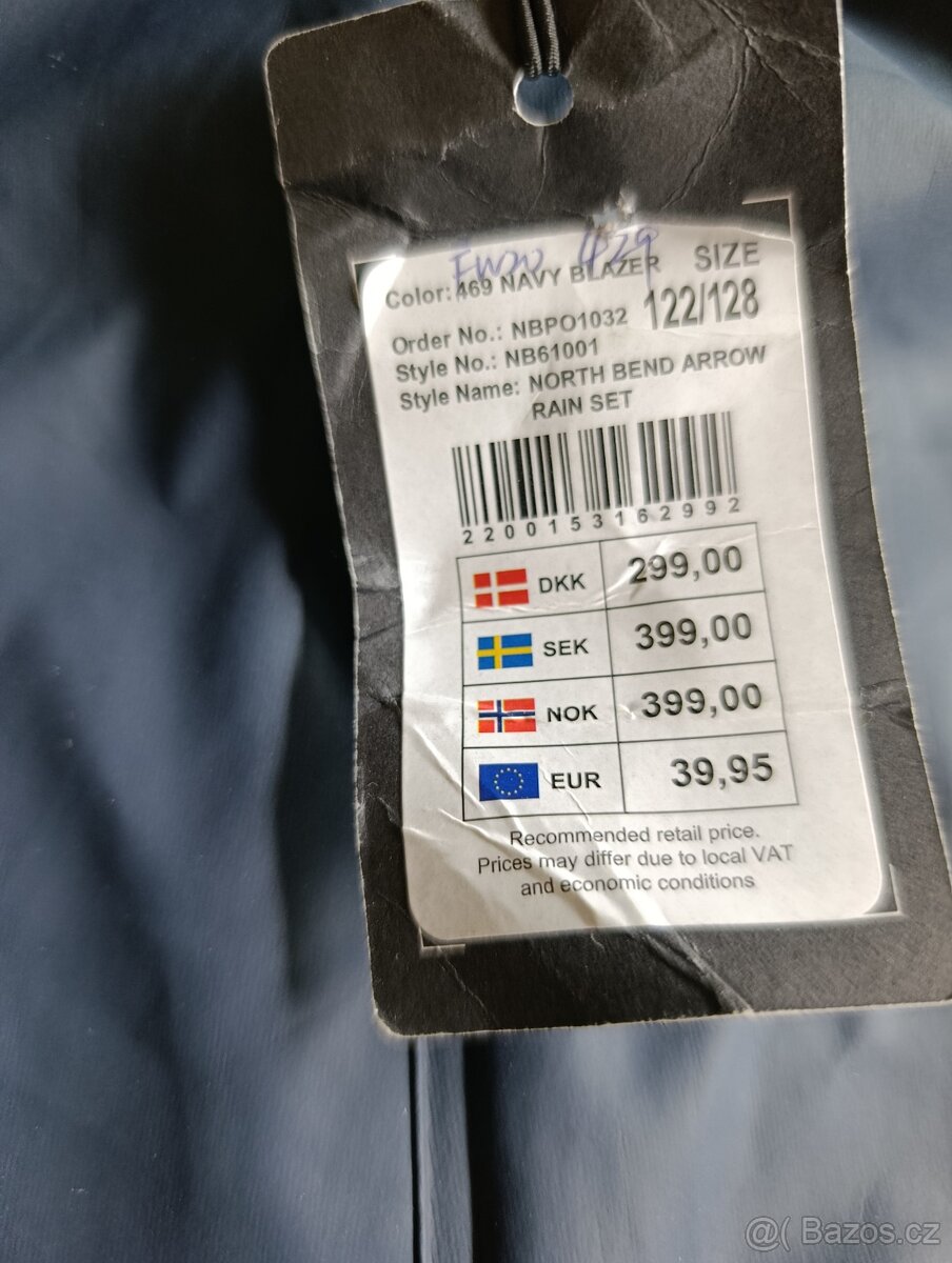 Kalhoty do deště nepromokavé 122/128 - 3