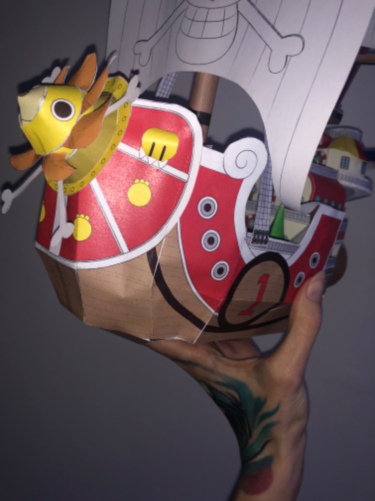 Thousand Sunny One Piece papercraft - 3