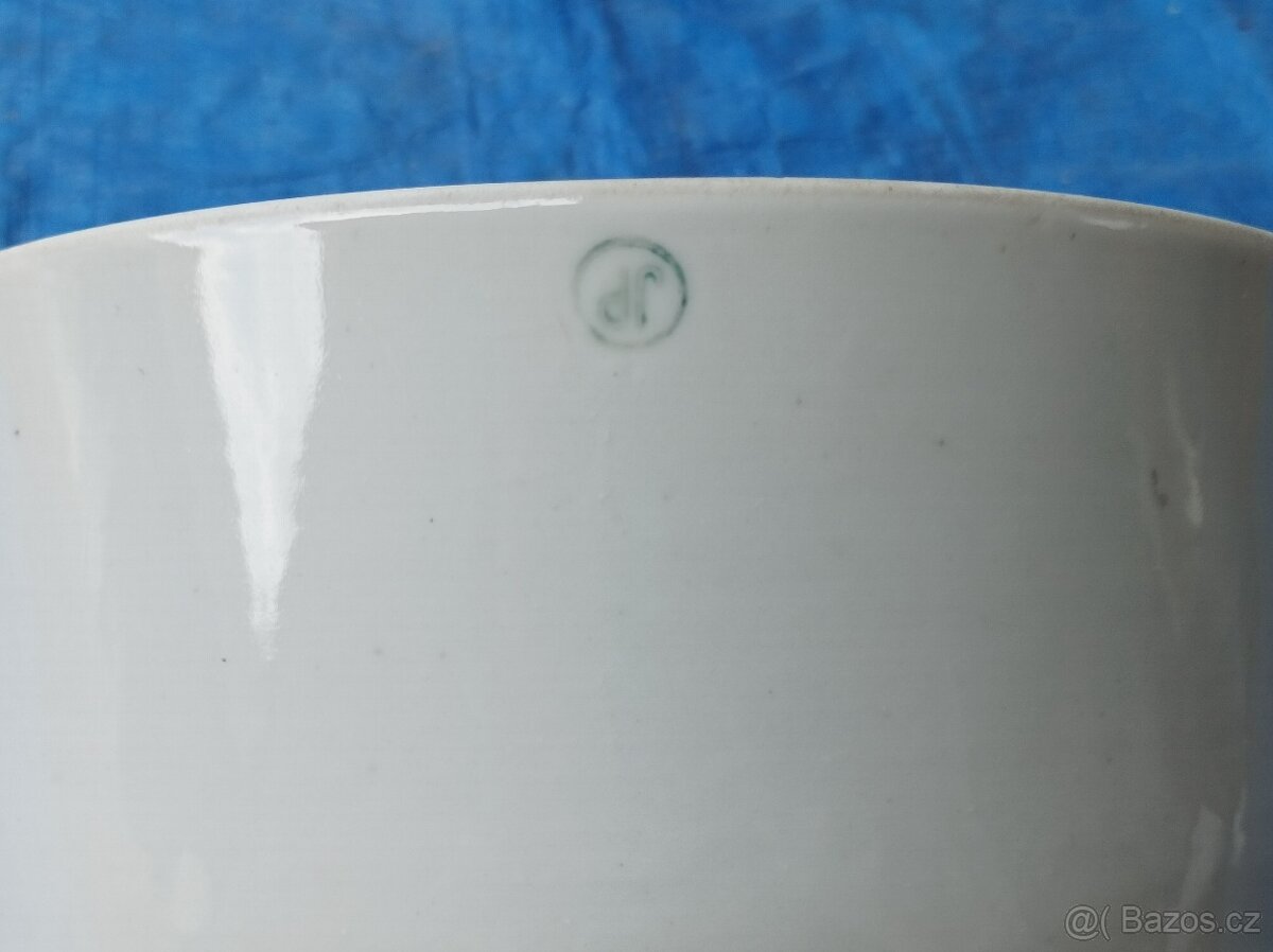 Porcelánový trychtýř - sítko, průměr 21 cm - 3