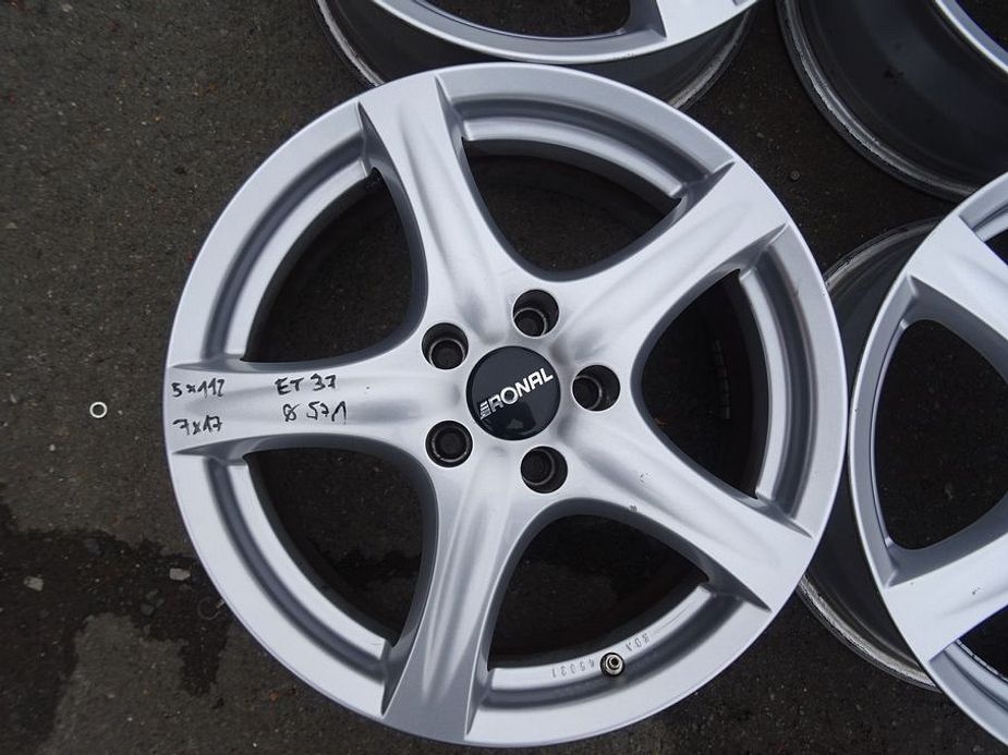 Alu disky Ronal 17", 5x112, ET 37, šířka 7J - 3