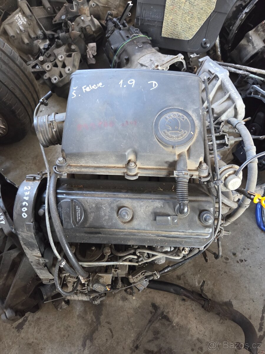 Prodám motor na škoda felicie 1.9 D - 3