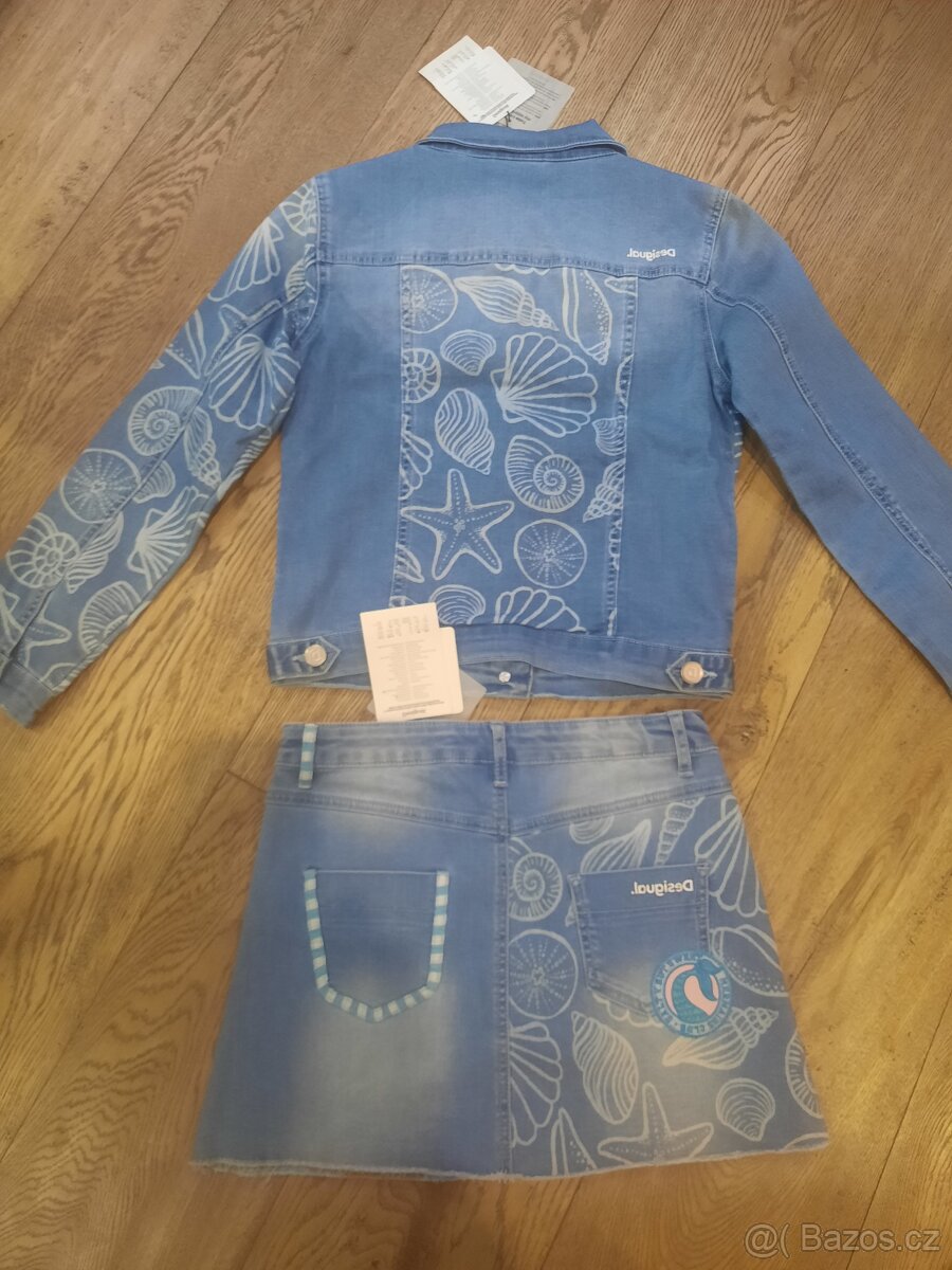 NOVÝ jeans komplet Desigual vel 146/152 - 3