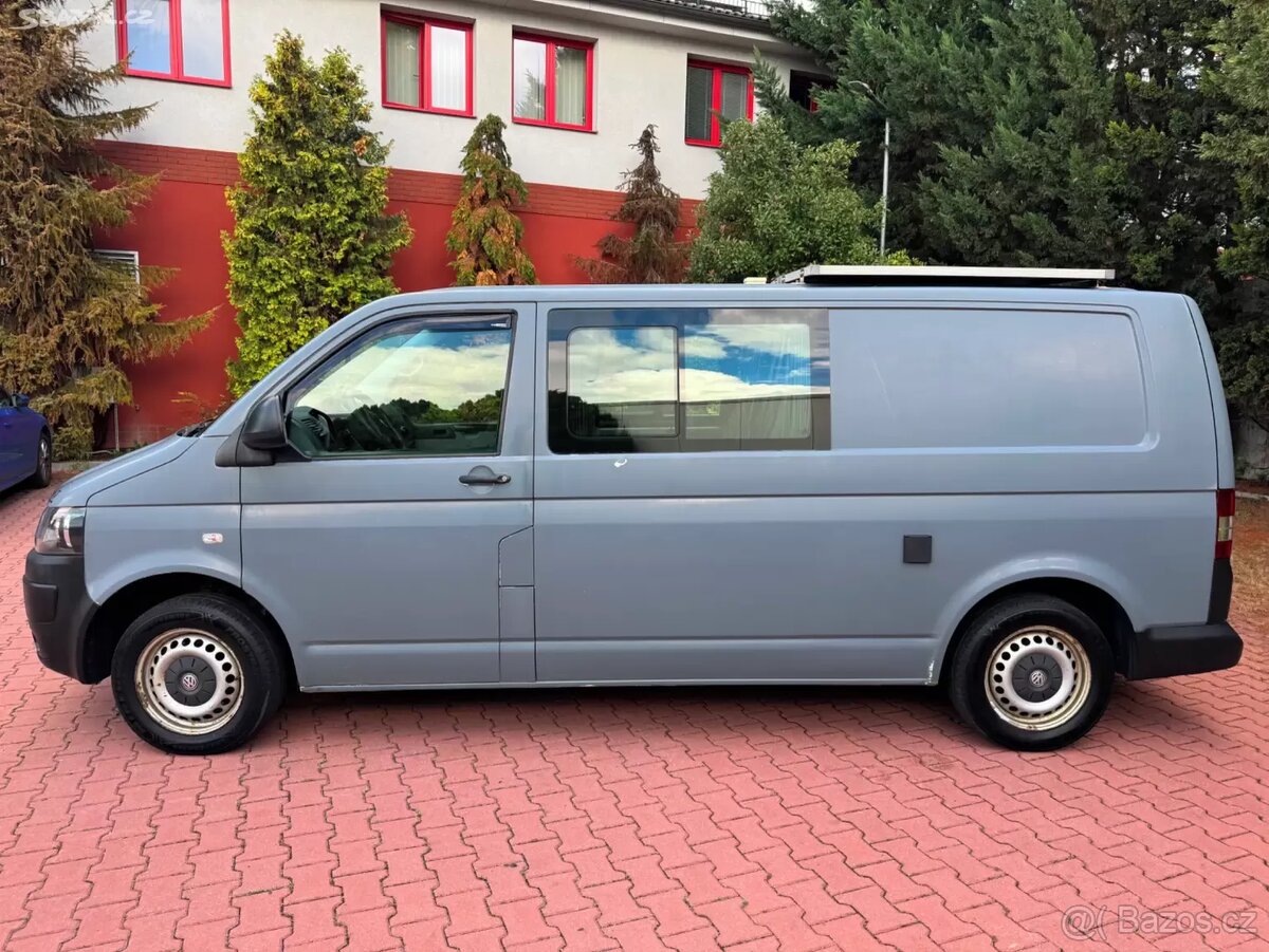 VW T5 Transporter 2.0 TDI Long,2015,Webasto,Solár,Tažné,Obyt - 3