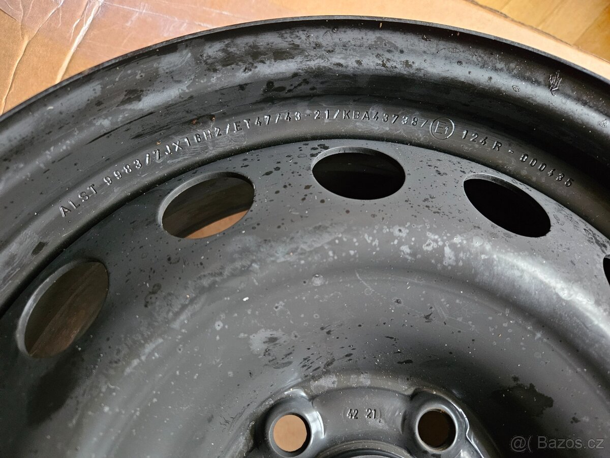 Plechovy disk R16 Alcar 9983 7Jx16 5x108 ET47 - 3
