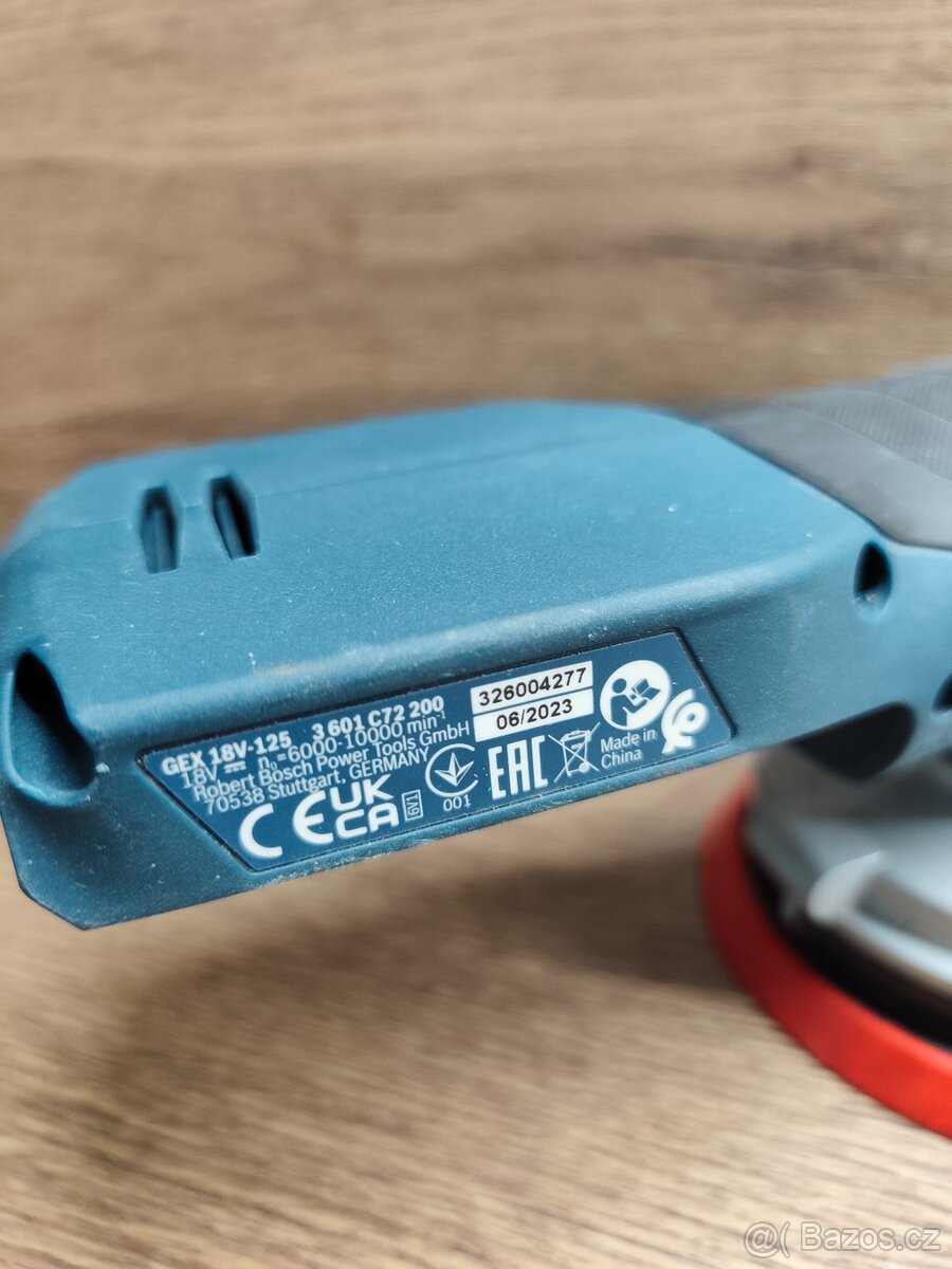 bosch gex 18V 125 excentrická brúska - 3