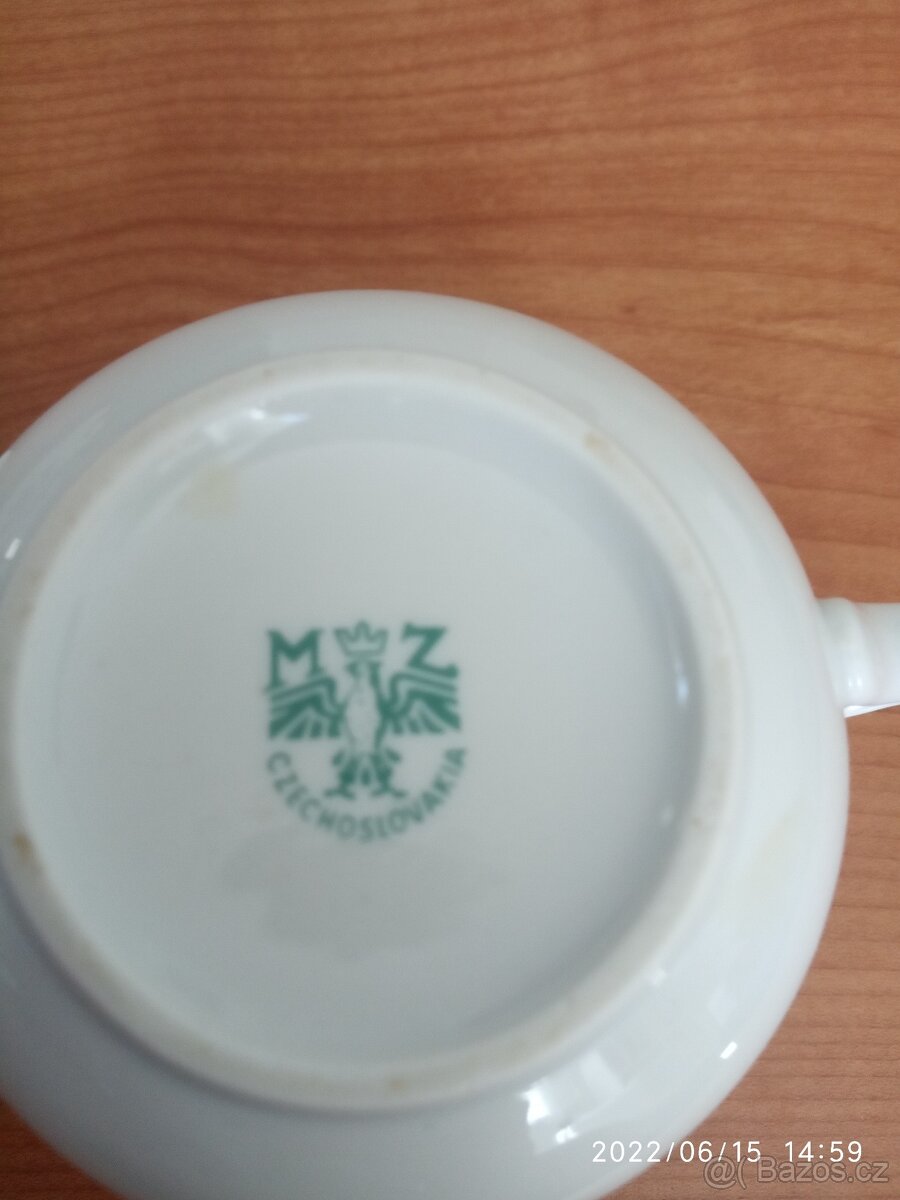 2ks hrnečků s podšálky - 3