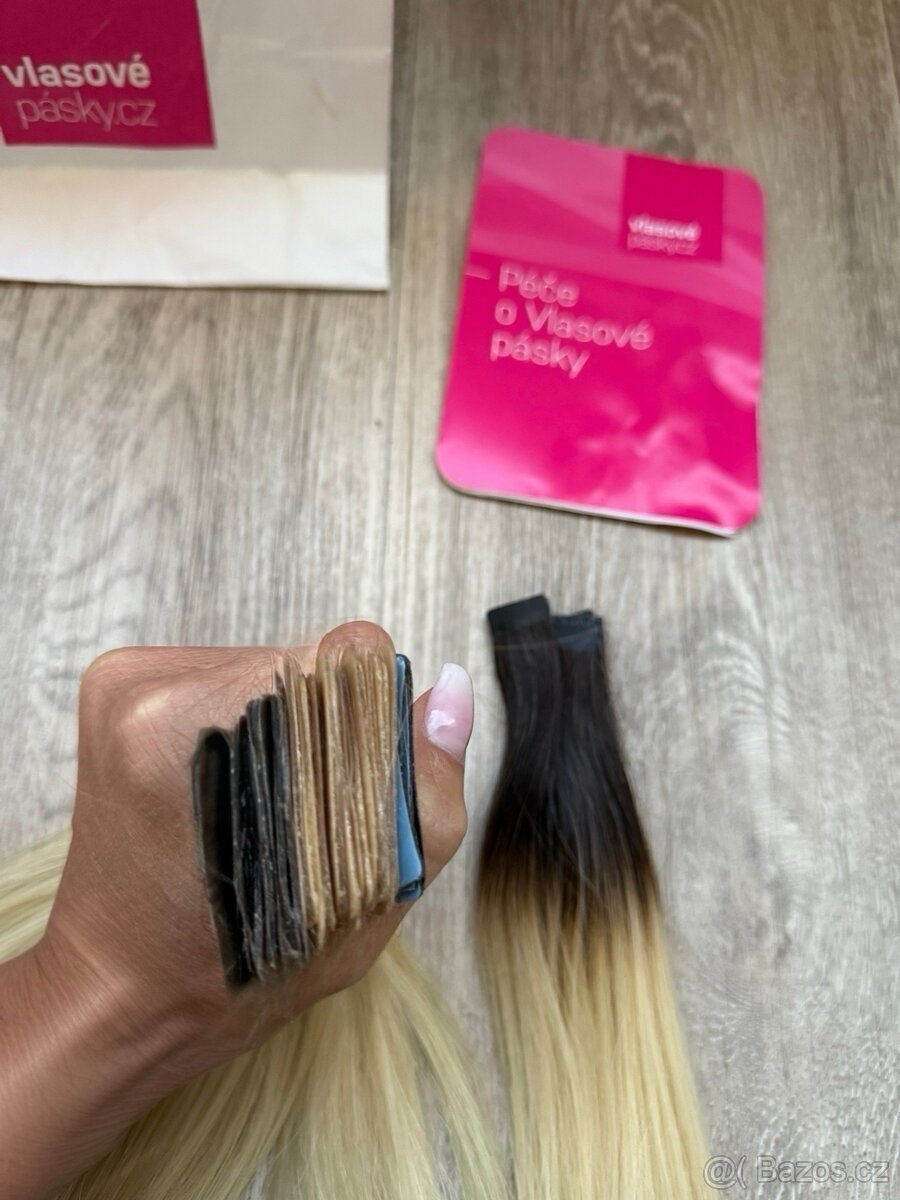 Středoevropské vlasy k prodloužení a zahuštění 136g - 3