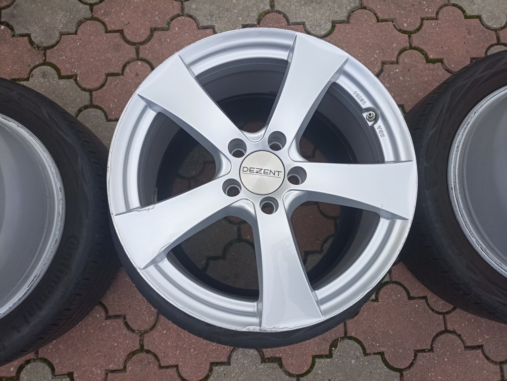 Alu kola 8x18, ET43, 5x112, s pneu 245/45 R18 96W. - 3