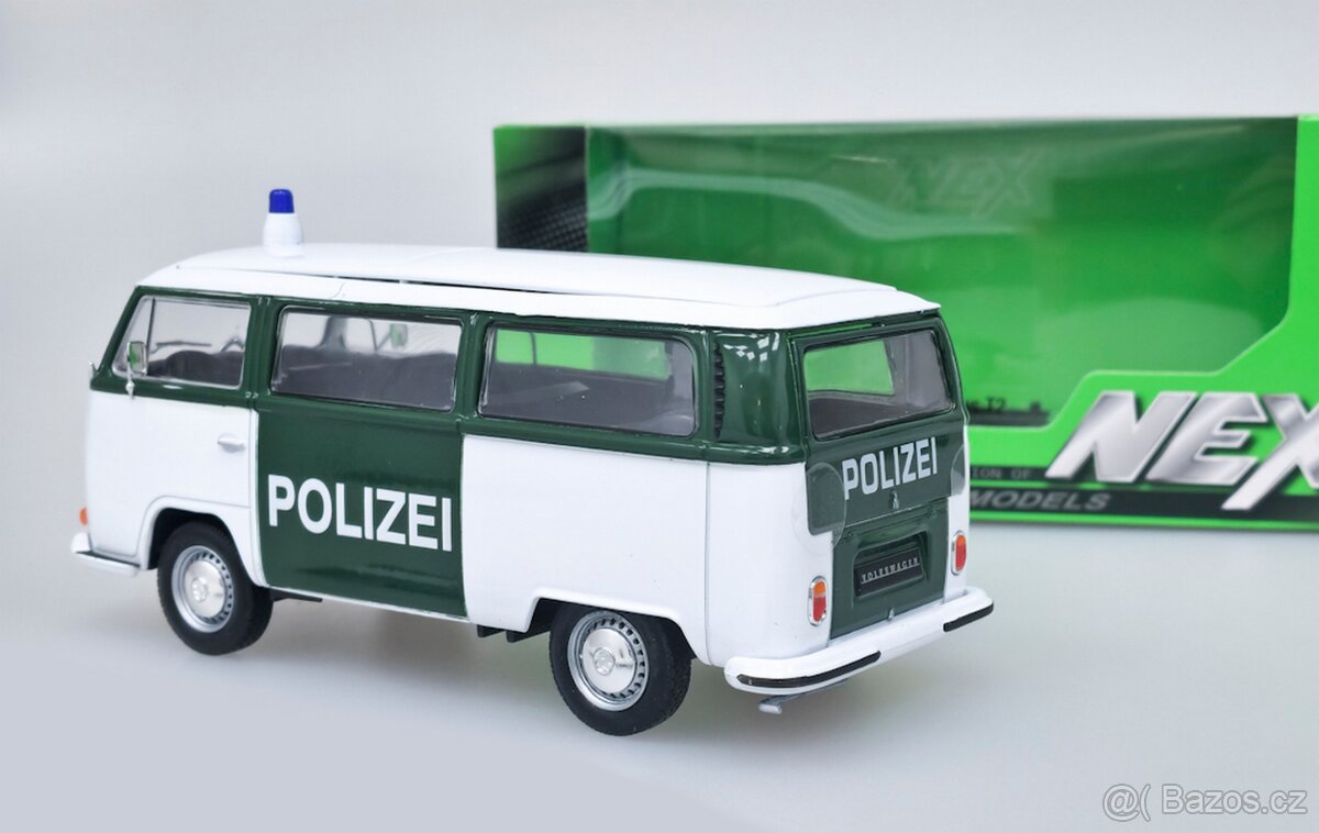 Volkswagen Bus T2 1:24 WELLY - Policie - 3