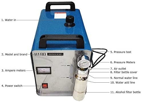 Kyslíko-vodíková svářečka H180 - 3