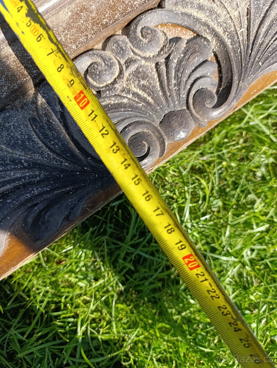 vršek na vyřezávaný gauč - 3