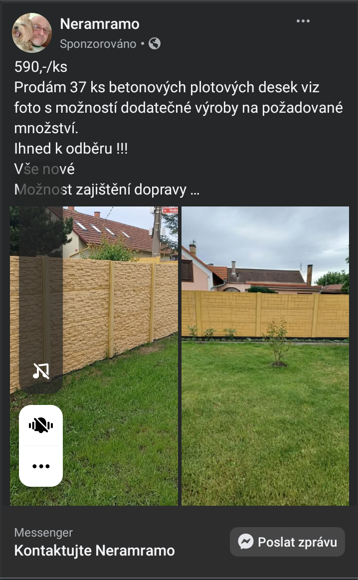 Betonové plotové desky - 3