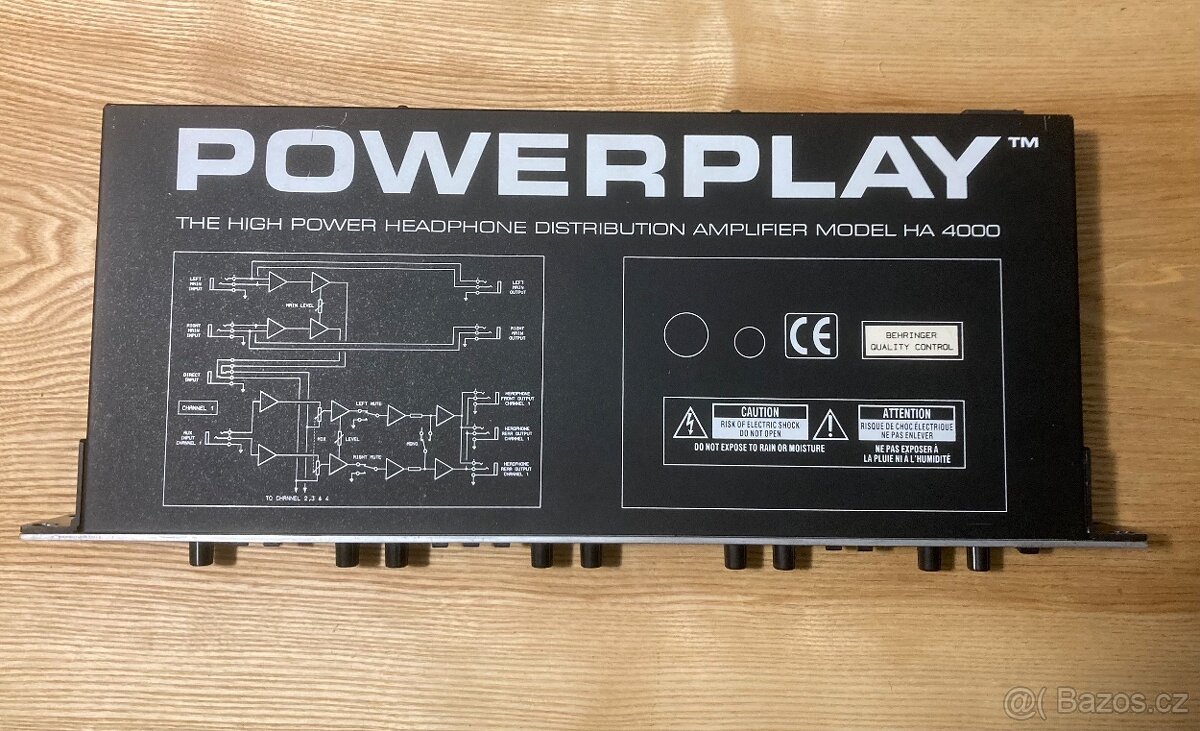 Behringer Powerplay HA4400 slúchadlový zosilňovač - 3