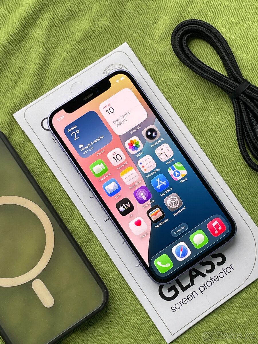 🍏 Apple Iphone 12 MiNi Purple 64GB 🍎 100% baterie 🔋 - 3