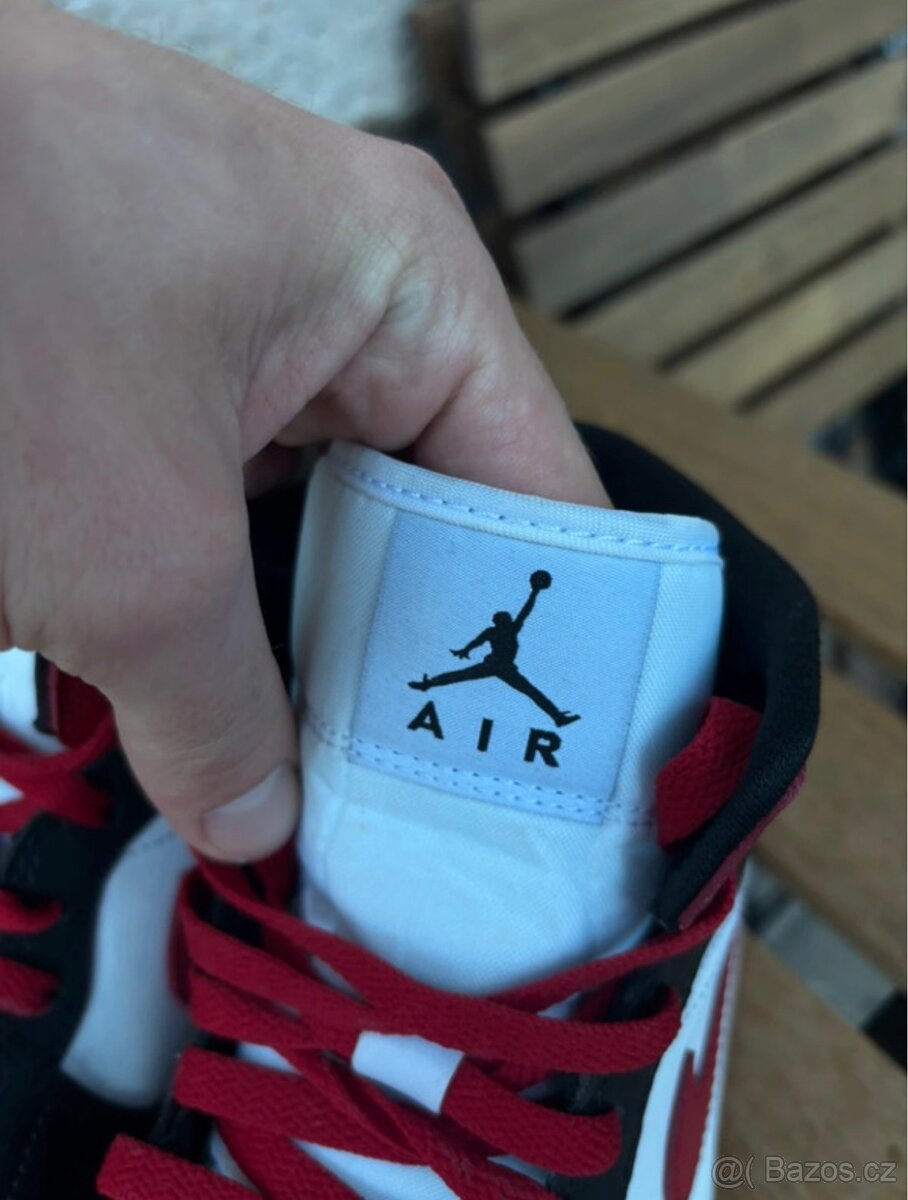 Nike air Jordan 1 mid Gym Red - 3