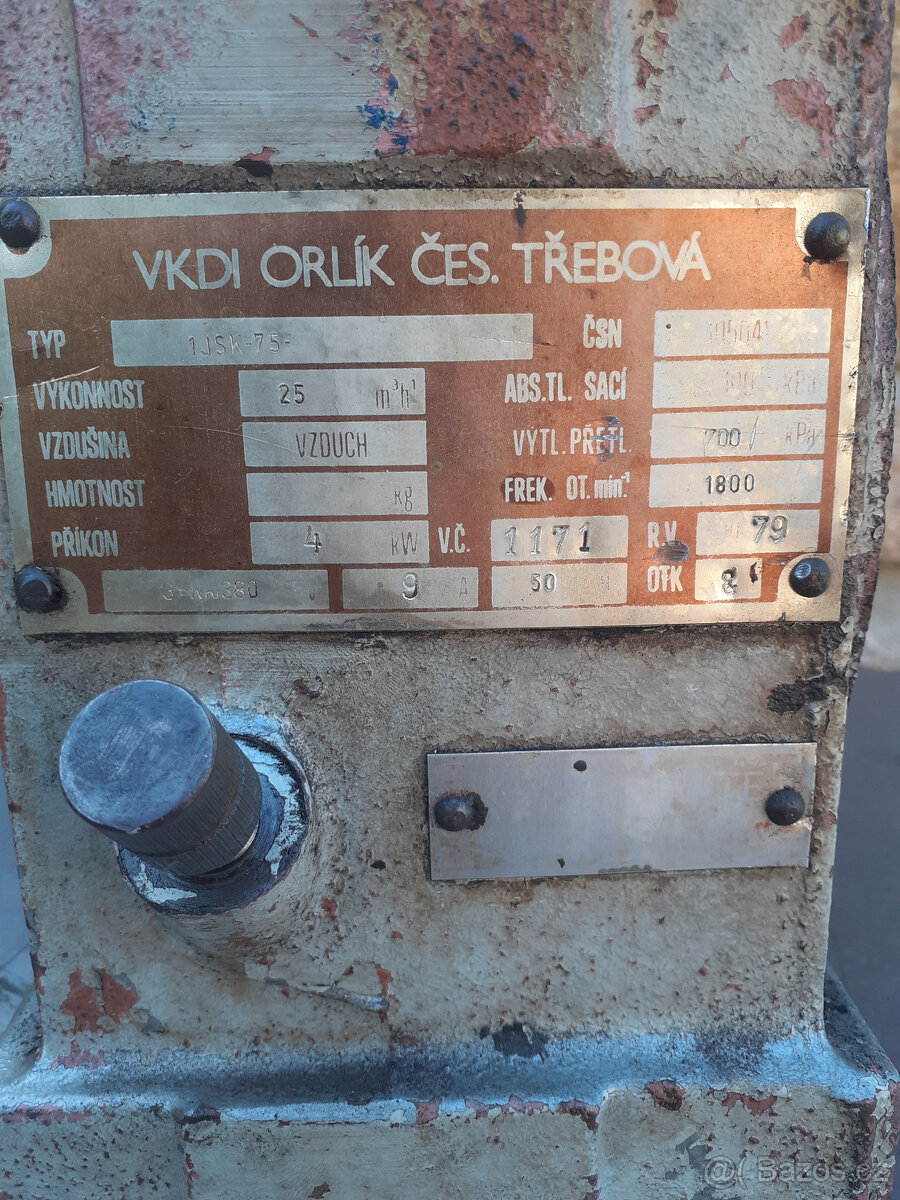 Kliková skříň, Ojnice a píst orlík 1JSK 75 jednoválec - 3