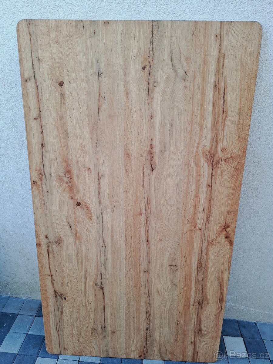 Idea Bergen 4x židle - hnědé mikrovlákno + stůl zdarma - 3