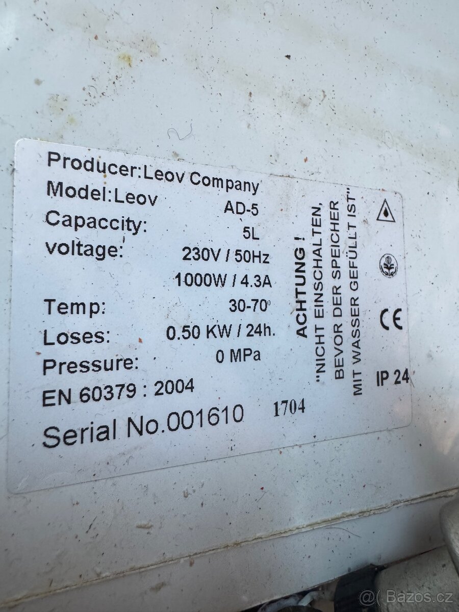 Elektrický průtokový ohřívač - 3