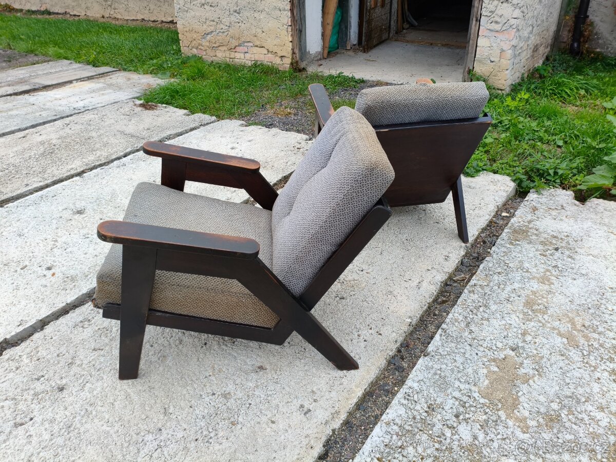 ÚLUV návrh Navrátil párová retro křesla - 3