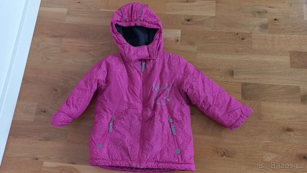 Zimní bunda s oteplováky 1-3 roky dívčí - 3