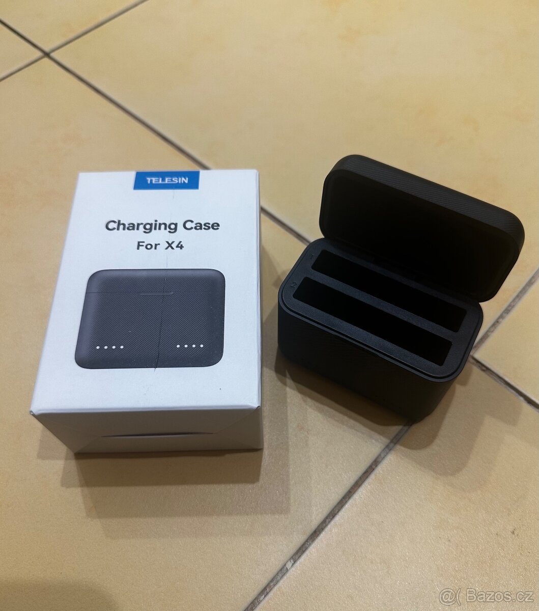 Insta360 X4 – kompletní výbava, 256GB SD karta, nabíjecí sta - 3