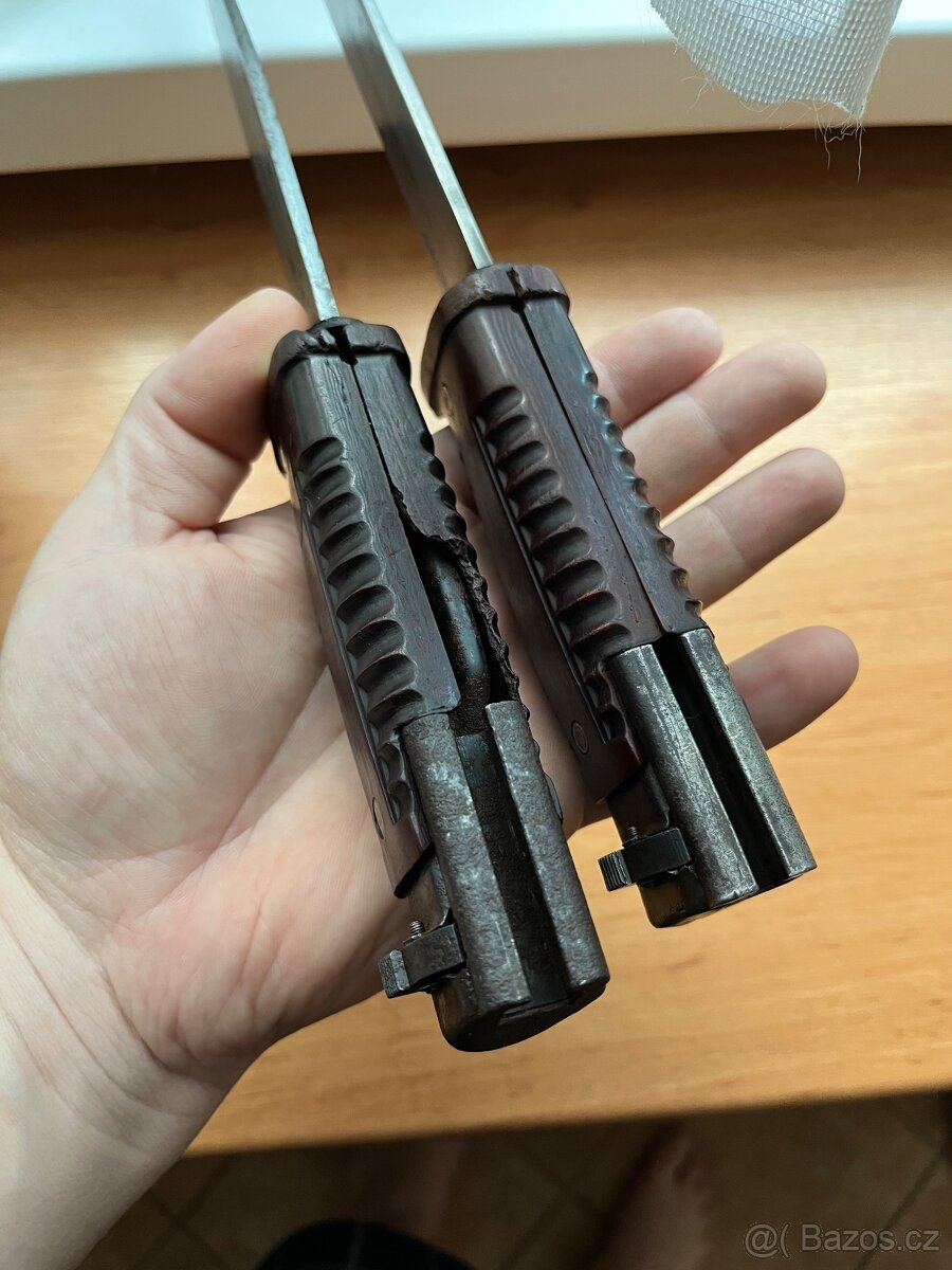 Vzácný německý bodák SG42, SG-42, WH, SS, WL - 3