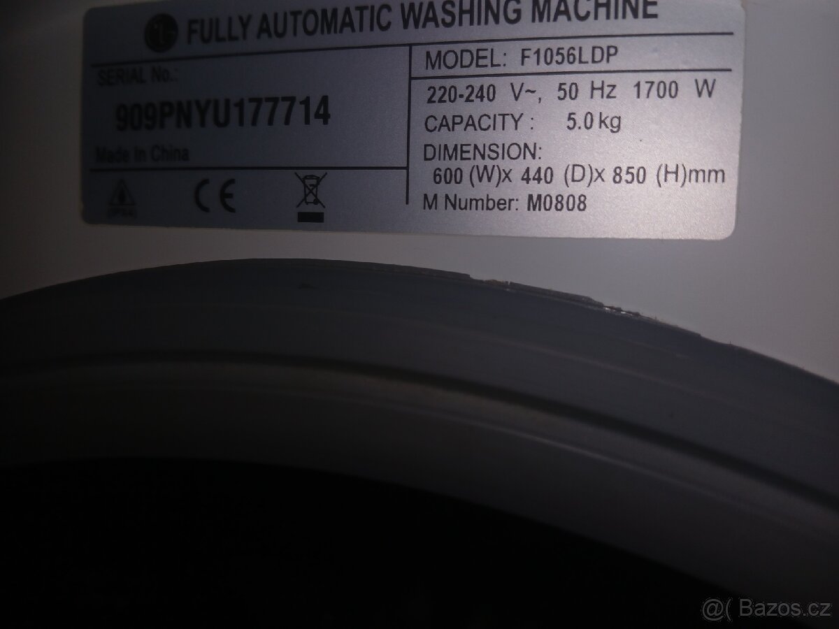 Pračka LG 5kg 1000ot - 3