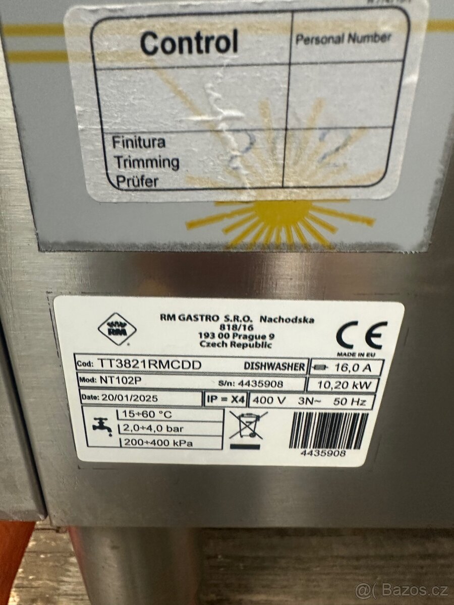 Myčka průběžná 50x50 RM - NT 102 P - 3