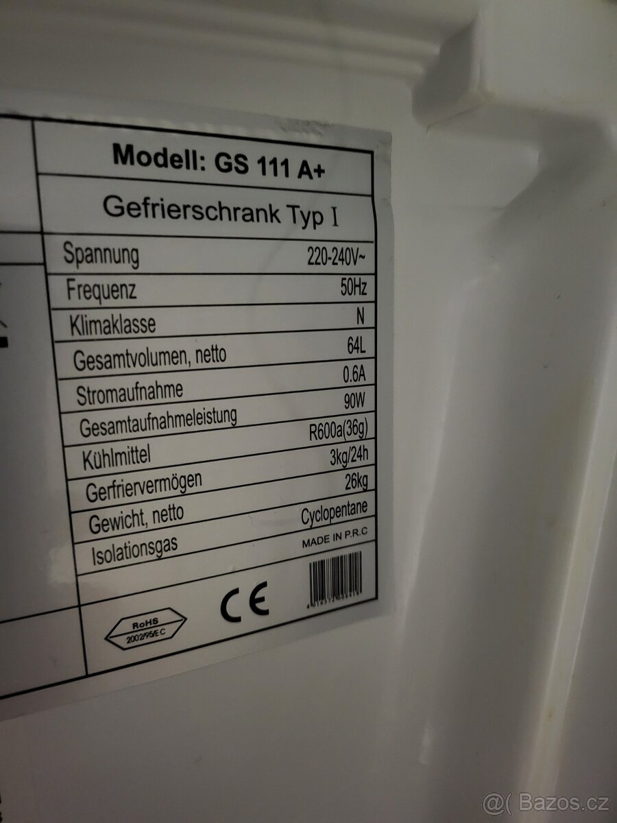 levný mrazák, A+ - 3