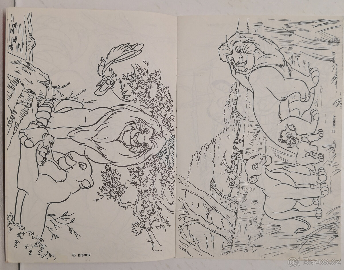 Omaľovanka Leví kráľ - 3