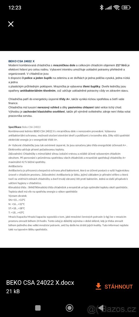 Kombinovaná chladnička s mrazničkou - 3