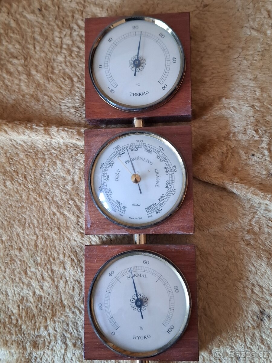 Hodiny,teploměr,barometr,vlhkoměr - 3