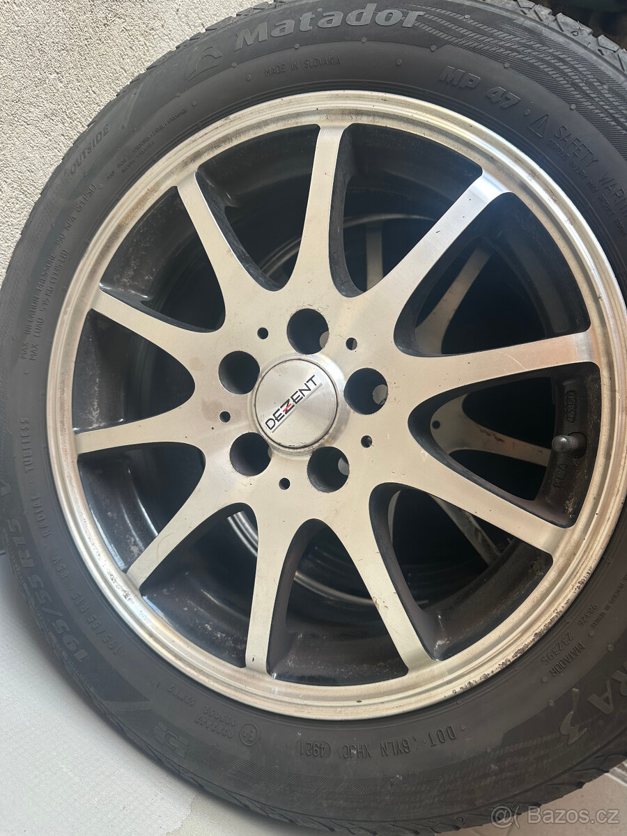 prodám alu kola R15 - 3