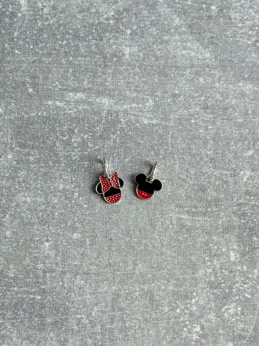 Přívěsky Pandora Mickey a Minnie Mouse - 3
