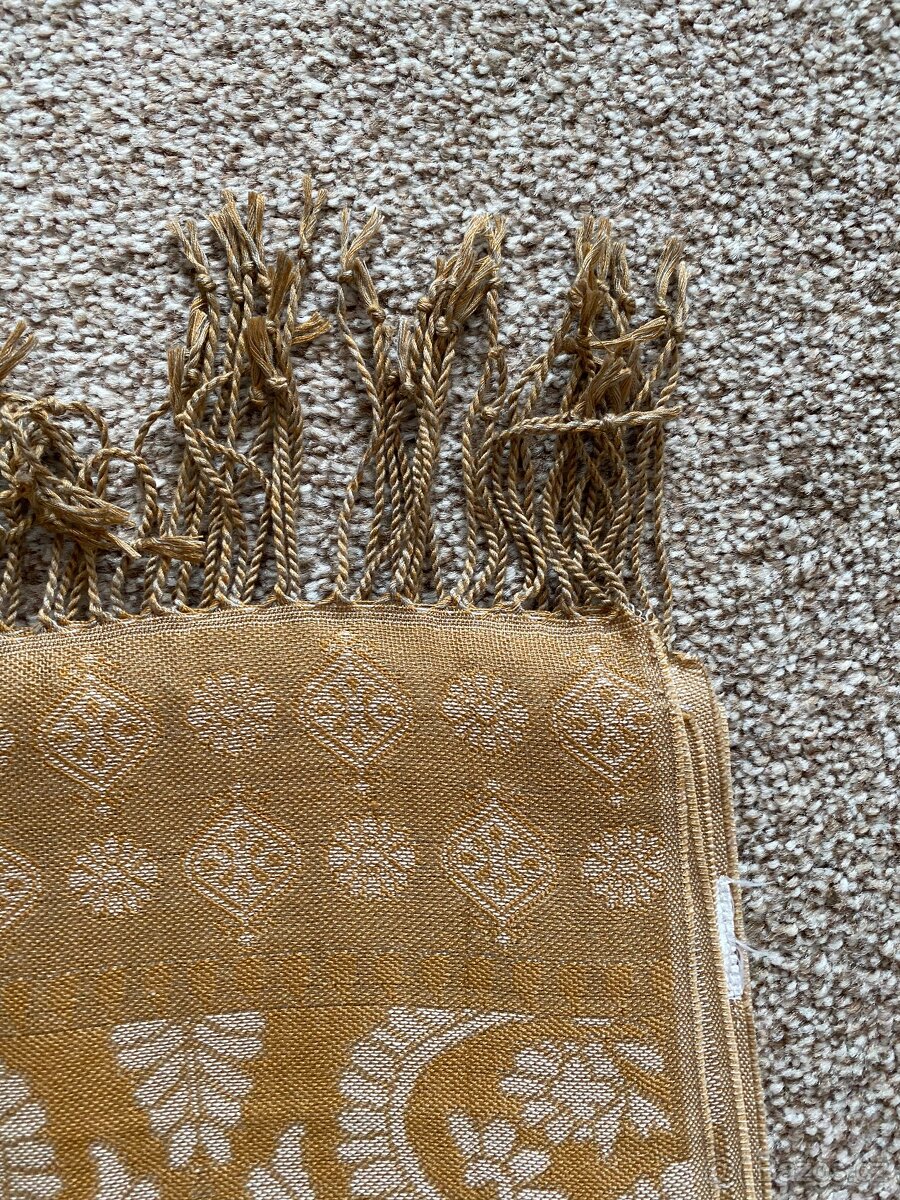 Velký dámský šátek se vzorem - akryl - 3