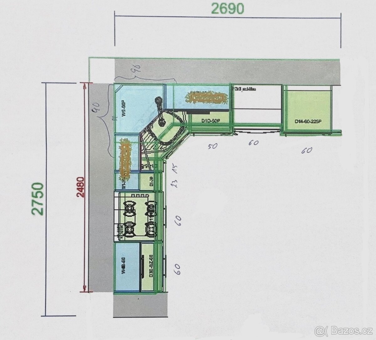 Kuchyňská linka se spotřebiči - 3