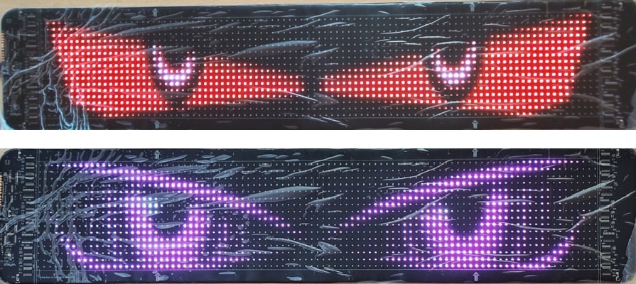 FLEXIBILNÍ REKLAMNÍ LED PANEL PÁS FULL COLOR 60x12cm na 5V - 3