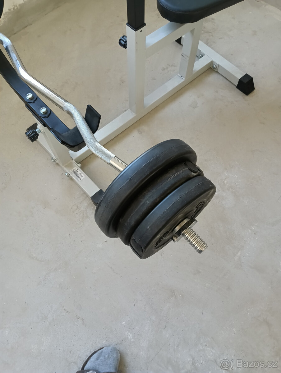 Lavice a SZ dvourucni cinka na posilovani bizepsu - 3